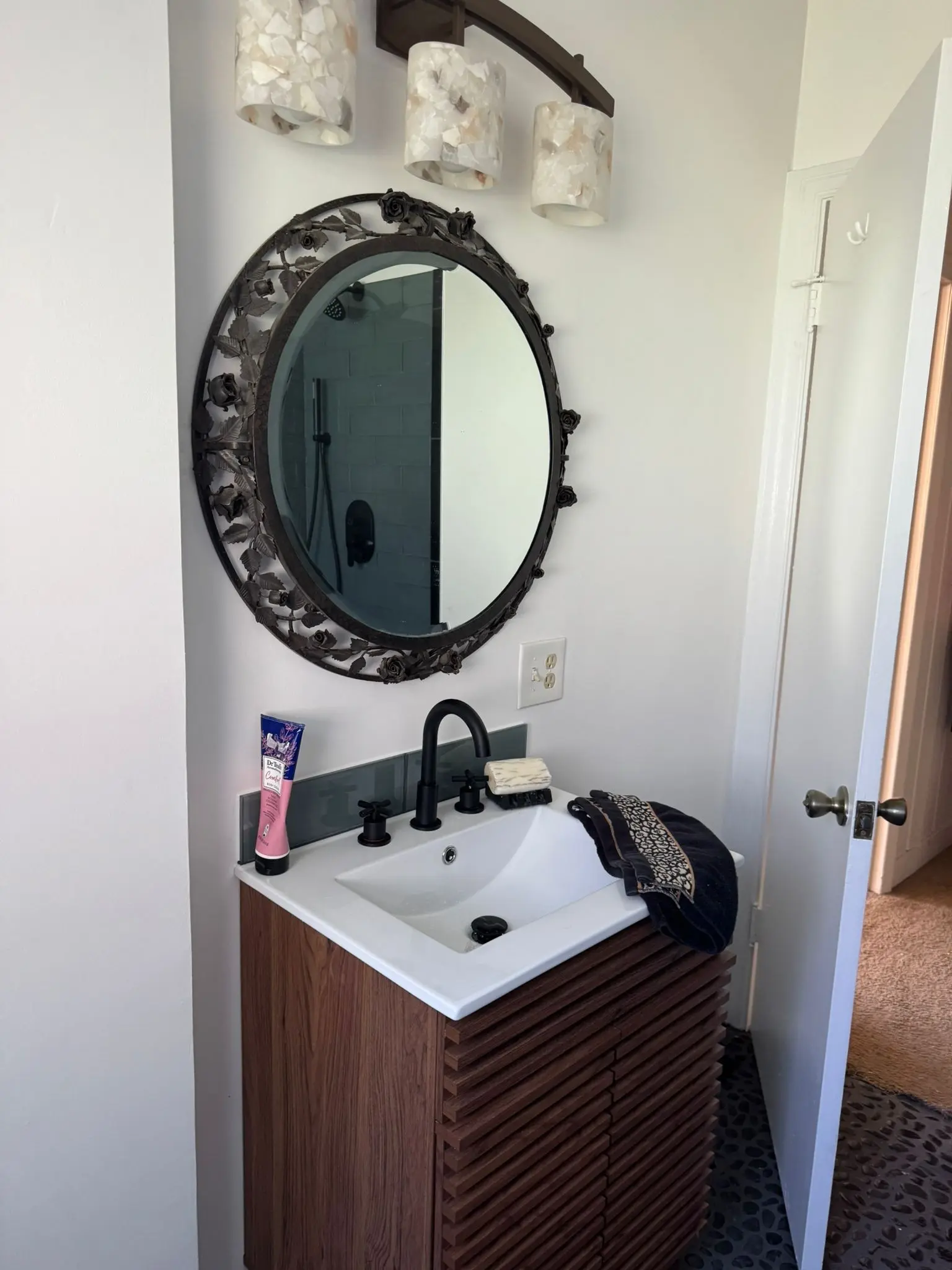 Contemporary bathroom lighting and fixtures