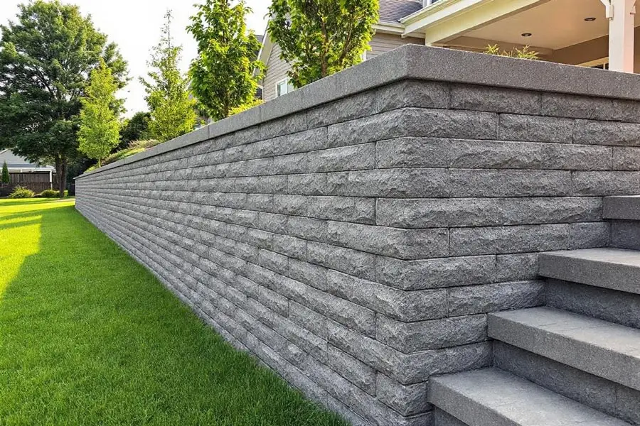 Reinforced retaining wall Seattle
