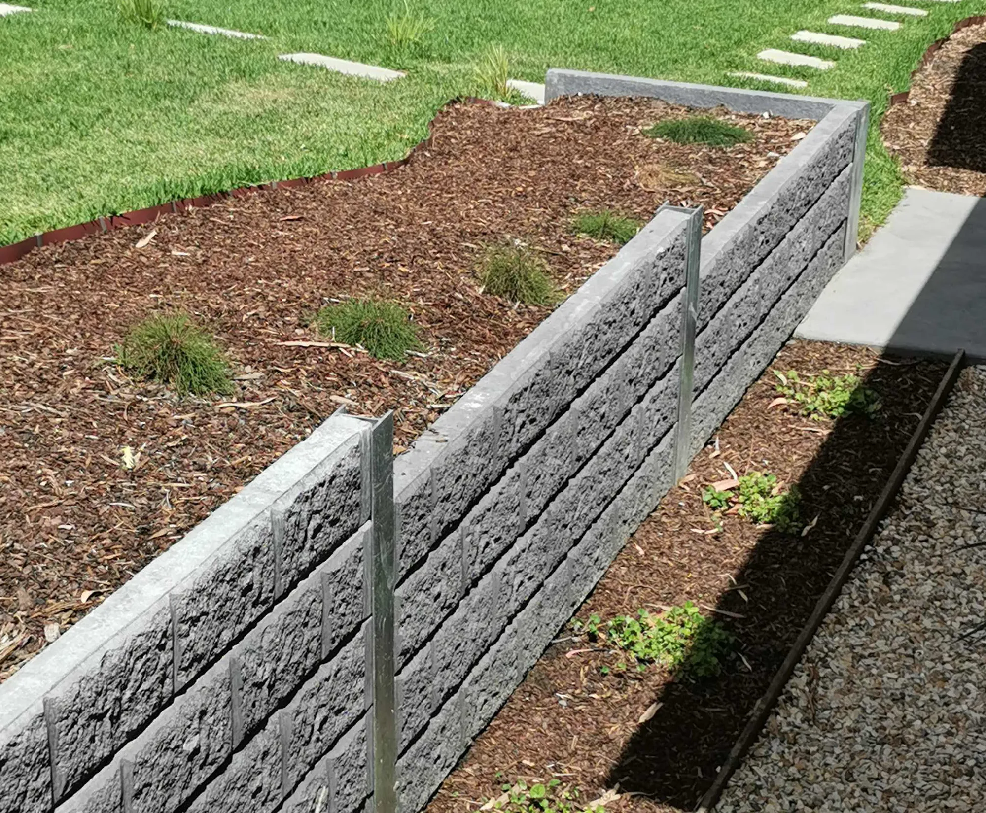 Concrete erosion control project
